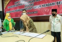 OJK Gelar Rapat Monitoring dan Evaluasi TPAKD Kota Kendari
