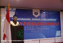 Wakili Gubernur Sultra, Sekda Asrun Lio Buka Musda DPD Himpunan Alumni IPB