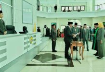 Monianse Lantik Asisten III sebagai Pj Sekda Kota Baubau