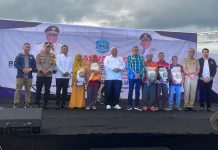 Kadin dan Disperindag Sultra Launching Penyaluran Beras di Buteng