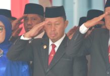 Pj Wali Kota Kendari Hadiri Upacara HUT Sultra ke-59