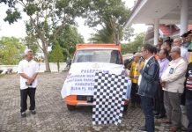 Pj Bupati Buton Lepas Bantuan Beras Pangan Pemerintah kepada 10.106 KPM