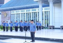 Pimpin Upacara Hari Kesadaran, Ini Pesan Wagub Lukman Abunawas untuk ASN