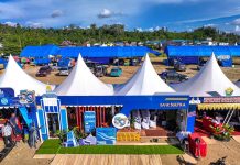 Booth Bank Sultra Mejeng di Event Pekan HUT Sultra ke-59 di Koltim
