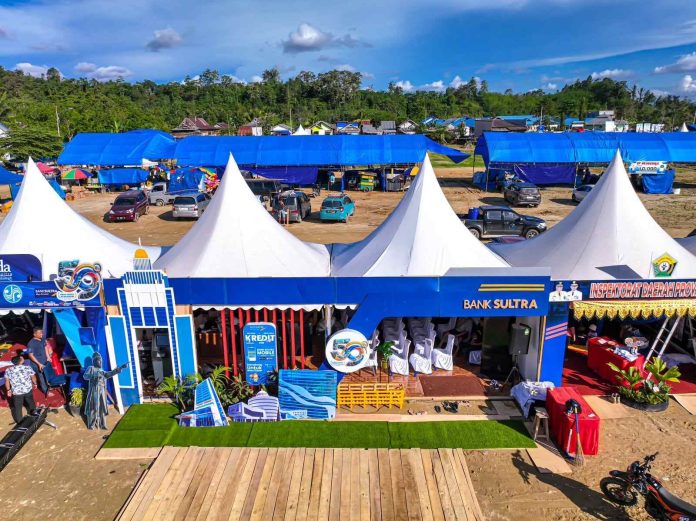 Booth Bank Sultra di Event Hut Sultra Koltim