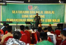 Pererat Tali Silaturahmi, Korem 143/HO Halal Bihalal Bersama Insan Pers dan Tokoh Adat se Sultra