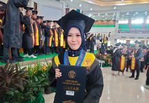IPK Nyaris Sempurna, Elfiana Seti Jadi Salah Satu Wisudawan Terbaik UHO