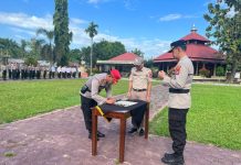 48 Siswa Seba Polri Latihan Kerja di Polres Konsel, Ini Pesan Kapolres