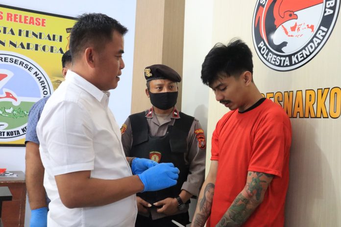 Pengedar sabu berinisial HP (29) ditangkap Tim Opsnal