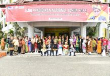 Pimpin Upacara Hardiknas, Rektor UHO Sampaikan Pesan Menristek Nadiem Makarim