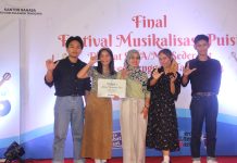 SMAN 1 Kendari Jadi Pemenang Festival Musikalisasi Puisi se Sultra