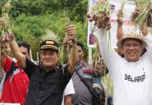 Ruksamin Apresiasi Petani di Desa Tetewatu yang Berhasil Kembangkan Komoditas Bawang Merah