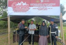 Batalyon B Pelopor Sat Brimob Polda Sultra Kurban 23 Ekor Sapi dan Bagi-bagi 10 Ton Rendang