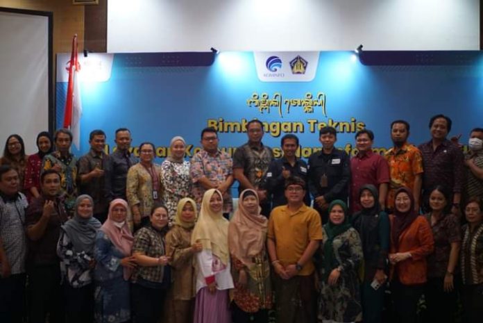 Dinas Kominfo Sultra menghadiri Bimtek