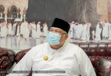 Gubernur Sultra Kurban 10 Ekor Sapi di Masjid Raya Al-Kautsar Kendari