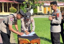 Mutasi Polres Konawe Selatan: Kasat Lantas dan 4 Kapolsek Berganti