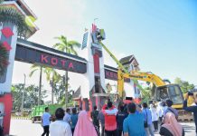 Pintu Gerbang Perbatasan Kendari-Konsel Direnovasi