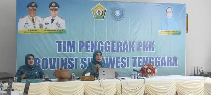 Ketua TP PKK Sultra, Hj. Nur Endang Abbas