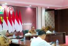 Pemprov Sultra Ikuti Rakor Mingguan Pengendalian Inflasi Daerah