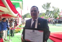 Kadin Sultra Terima Penghargaan di Hari Dharma Karya Dhika ke 78