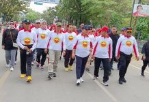 Andap Budhi Revianto Apresiasi Jalan Sehat DPD LAT Kota Kendari