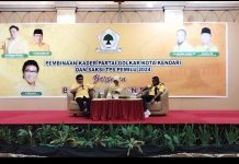Buka Pembinaan Kader Golkar dan Saksi TPS Pemilu, Ridwan Bae: Tidak Boleh Kecolongan Lagi