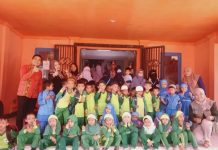 Murid PAUD Wahdah Islamiyah Sambangi BPBD Kendari
