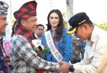 Asmawa Tosepu Turut Sambut kedatangan Mendagri di Bumi Anoa
