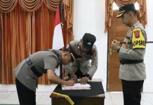 Dua Jabatan Kapolsek Jajaran Polres Konsel Berganti