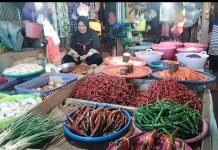 Harga Cabai di Salah Satu Pasar di Kendari Mengalami Kenaikan
