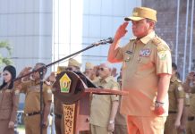 Pimpin Apel Gabungan, Pj Gubernur Sultra Sampaikan Tujuh Arahan Presiden