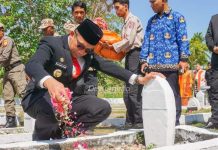 Hari Pahlawan ke-78, Pj Wali Kota Baubau Ikuti Ziarah dan Tabur Bunga di TMP Oputa Yi Koo