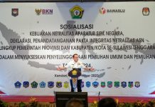 Jelang Kampanye, Pj Gubernur Sultra Ingatkan Netralitas ASN Berlaku Hingga di Luar Jam Kerja
