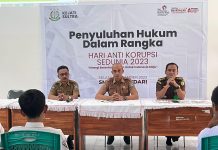 Peringati Hari Anti Korupsi Sedunia, Kejati Sultra Gelar Penyuluhan Hukum di Sekolah