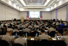 Rakorbin SDM Polda Sultra, Wakapolda: Wujudkan Pemilu Damai Menuju Indonesia Maju