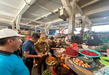 TPID Kota Kendari Pantau Harga Kebutuhan Pokok Masyarakat di Pasar