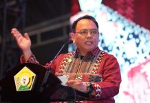 Pj Gubernur Sultra Hadiri Ramah Tamah HUT Kolut Ke-20