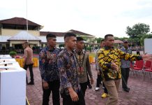 Polda Sultra Gelar Simulasi Pengamanan TPS