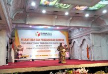 1.030 PTPS Pemilu 2024 di Kukuhkan, Ini Pesan Pj Wali Kota Kendari