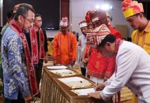 Staf Ahli Gubernur Hadiri Pelantikan Pengurus PMTI Sultra, PMTI Konut dan KASTOR Konsel Periode 2023-2028