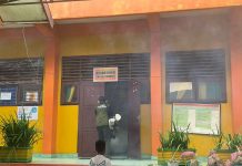 Maraknya DBD di Kota Kendari, FPRB Sultra Gencarkan Fogging di Dua Sekolah