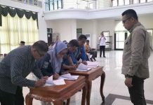 Kepala OPD Baubau Tanda Tangani Perjanjian Kinerja