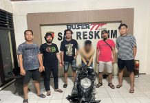 Curi Motor Sore, Besoknya Pelaku Ditangkap Buser 77