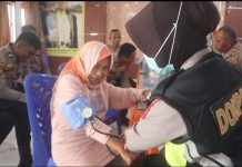 Usai Pengamanan TPS, Personel Polda Sultra Menjalani Pemeriksaan Kesehatan