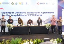 MIND ID, VCL & SMM Teken Perjanjian Jual Beli Saham Dalam Rangka Divestasi PT Vale Indonesia Tbk