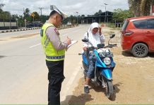 Operasi Keselamatan Anoa 2024: Ditlantas Beri Teguran Pengendara Motor