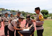 Dua Kabag dan Kapolsek di Polres Baubau Berganti