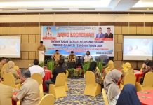 Asrun Lio Buka Rakor Satgas Ketahanan Pangan se Sultra