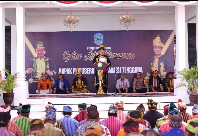 Orasi Budaya Pj Gubernur Sultra: Hukum Progresif, Data Budaya Pancana dan Kesejahteraan Rakyat.
