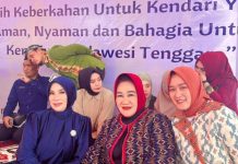 Tina Nur Alam Hadiri Halal Bi Halal Masyarakat Muna